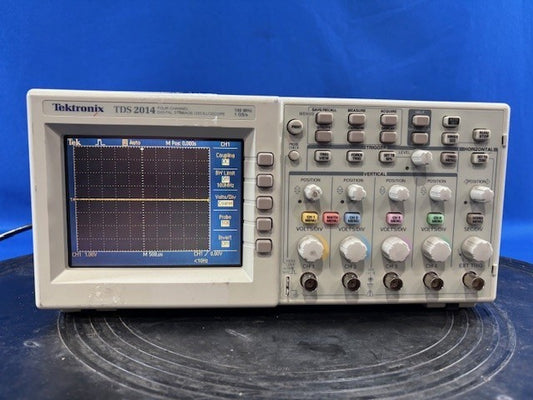 Tektronix TDS2014 Digital Storage Oscilloscope 100MHz