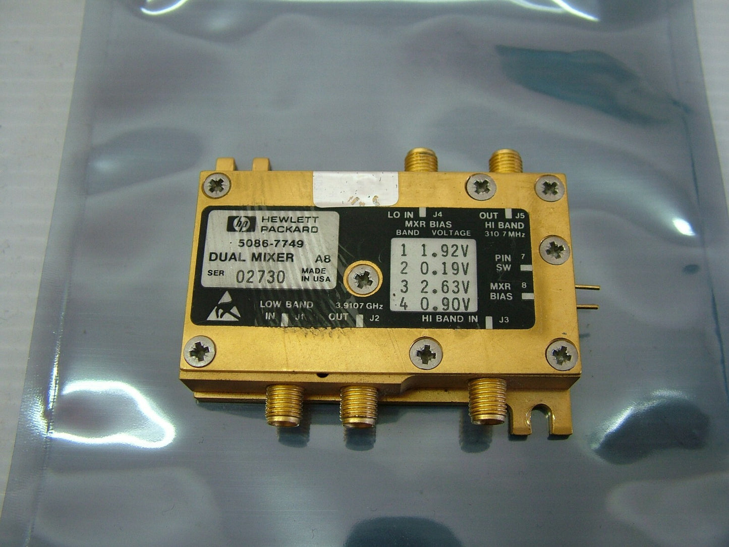 Agilent 5086-7749 Dual Mixer PSA E4440A