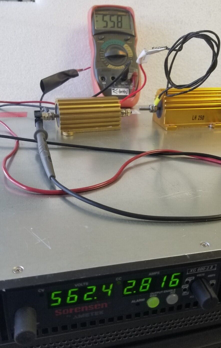 High Voltage Lab Power Supply 600V 2.8A Ametek XG600