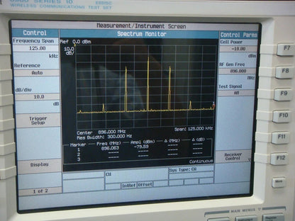 Agilent Wireless Communications Test Set RF Testing