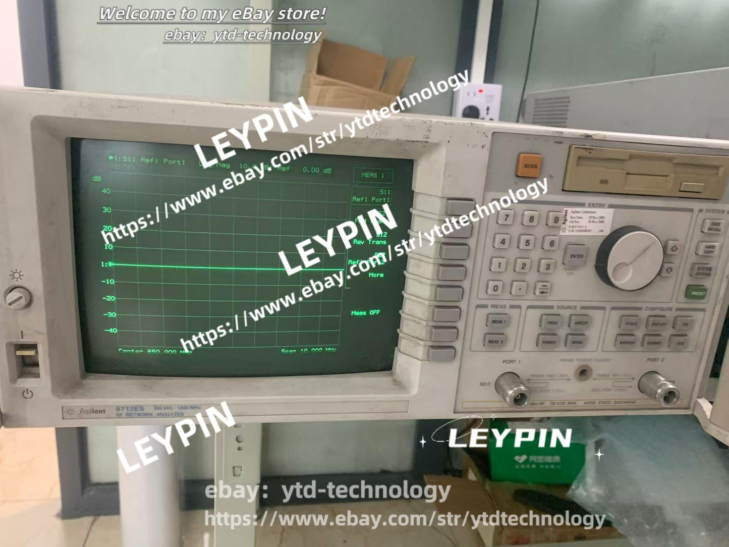 Agilent 8712ES RF Network Analyzer 300 kHz-1.3 GHz