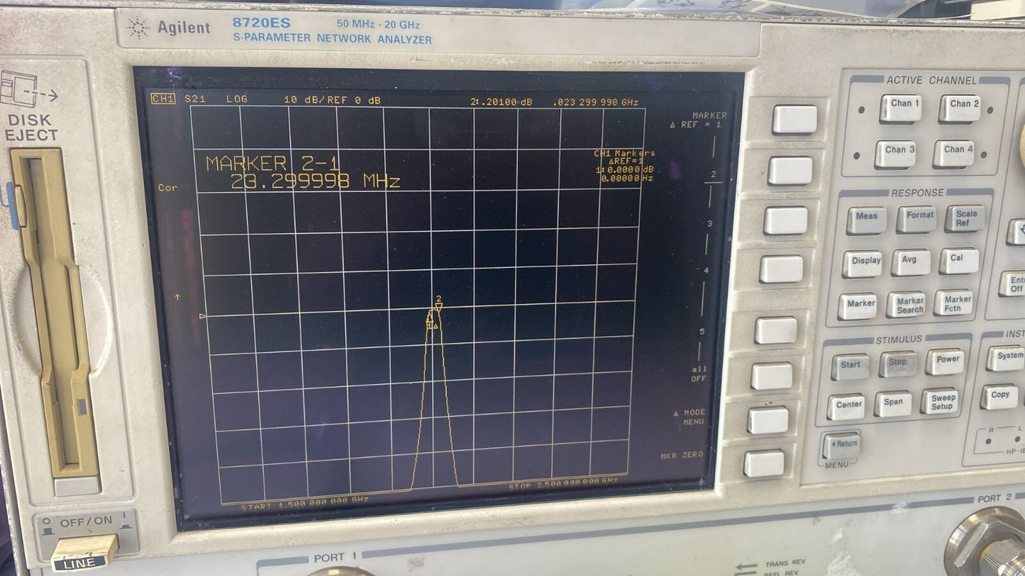 Band Pass Filter 2GHz 23MHz BW 3C45-2005