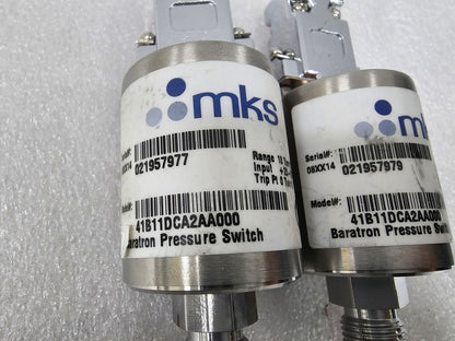 MKS 41B11DCA2AA000 Baratron Pressure Switch 10 Torr