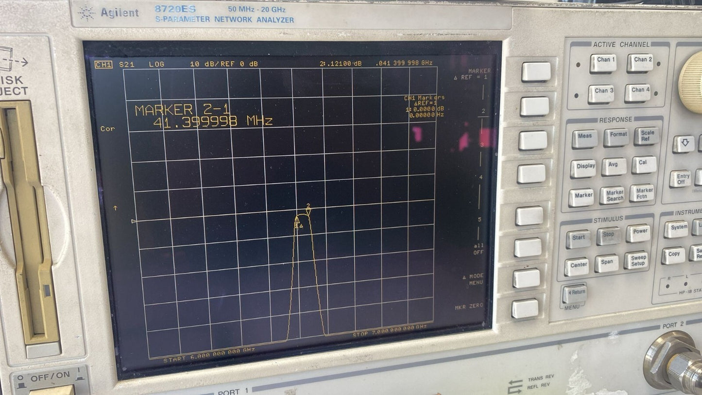 Band Pass Filter 6.5 GHz 40 MHz BW
