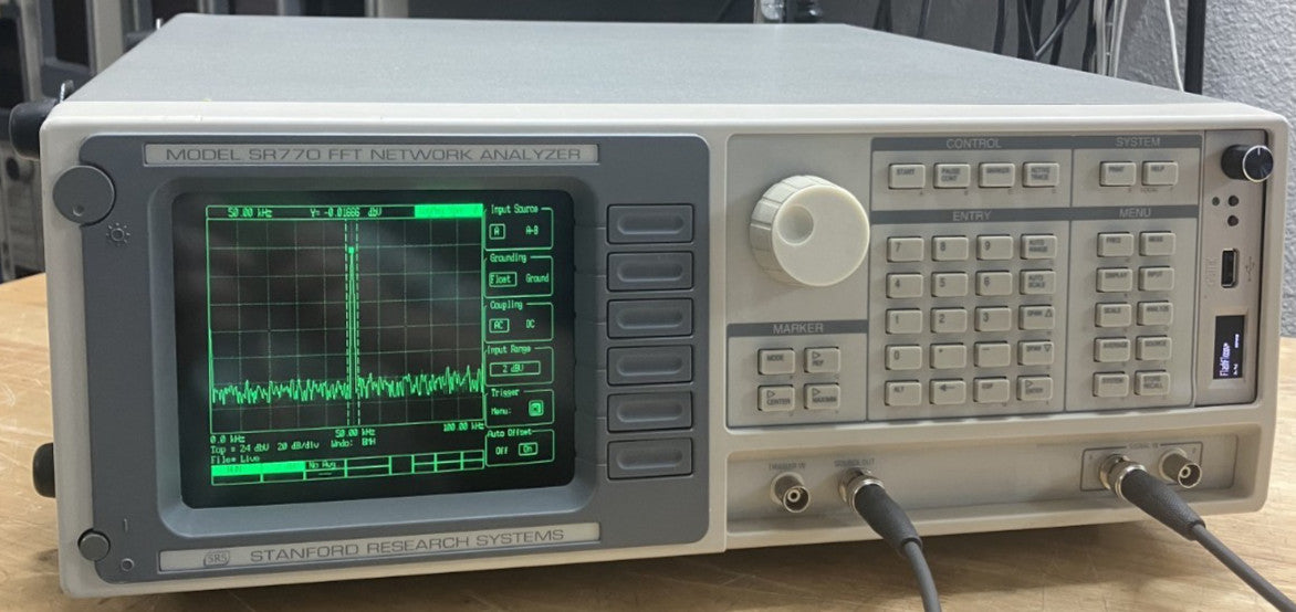 Stanford Research SR770 FFT Spectrum Analyzer Calibrated Low Usage
