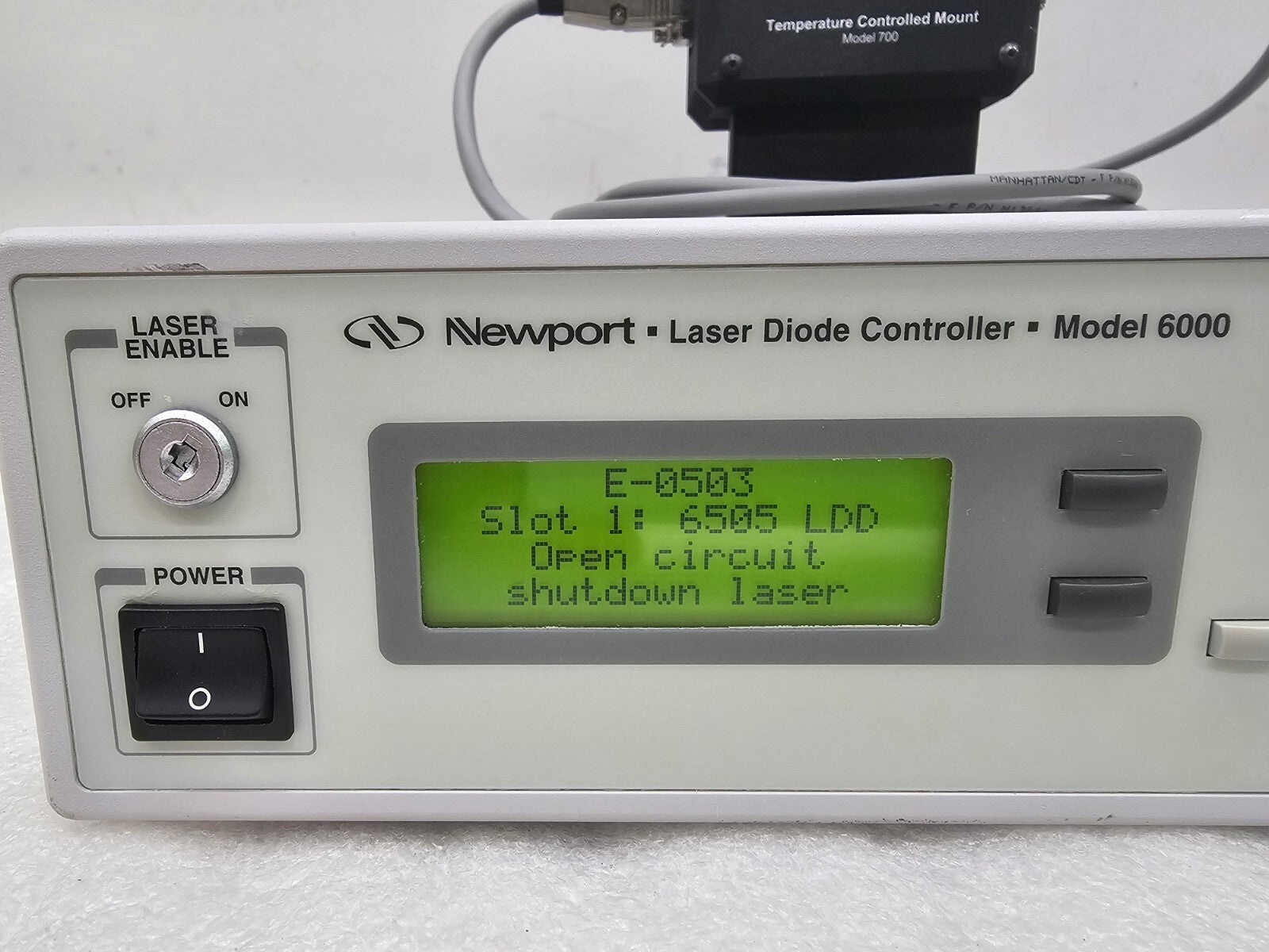 Newport 6000 Laser Controller 6505 Driver 700-9-5.6
