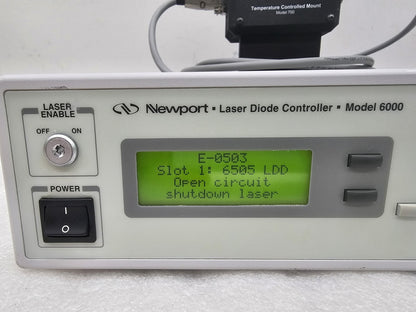 Newport 6000 Laser Controller 6505 Driver 700-9-5.6