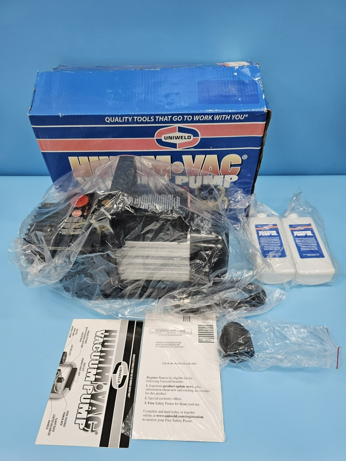 NEW Uniweld HVP12 12CFM Vacuum Pump