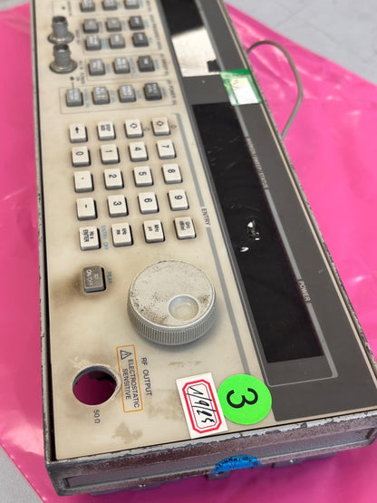 Agilent 83752A Front Panel Display