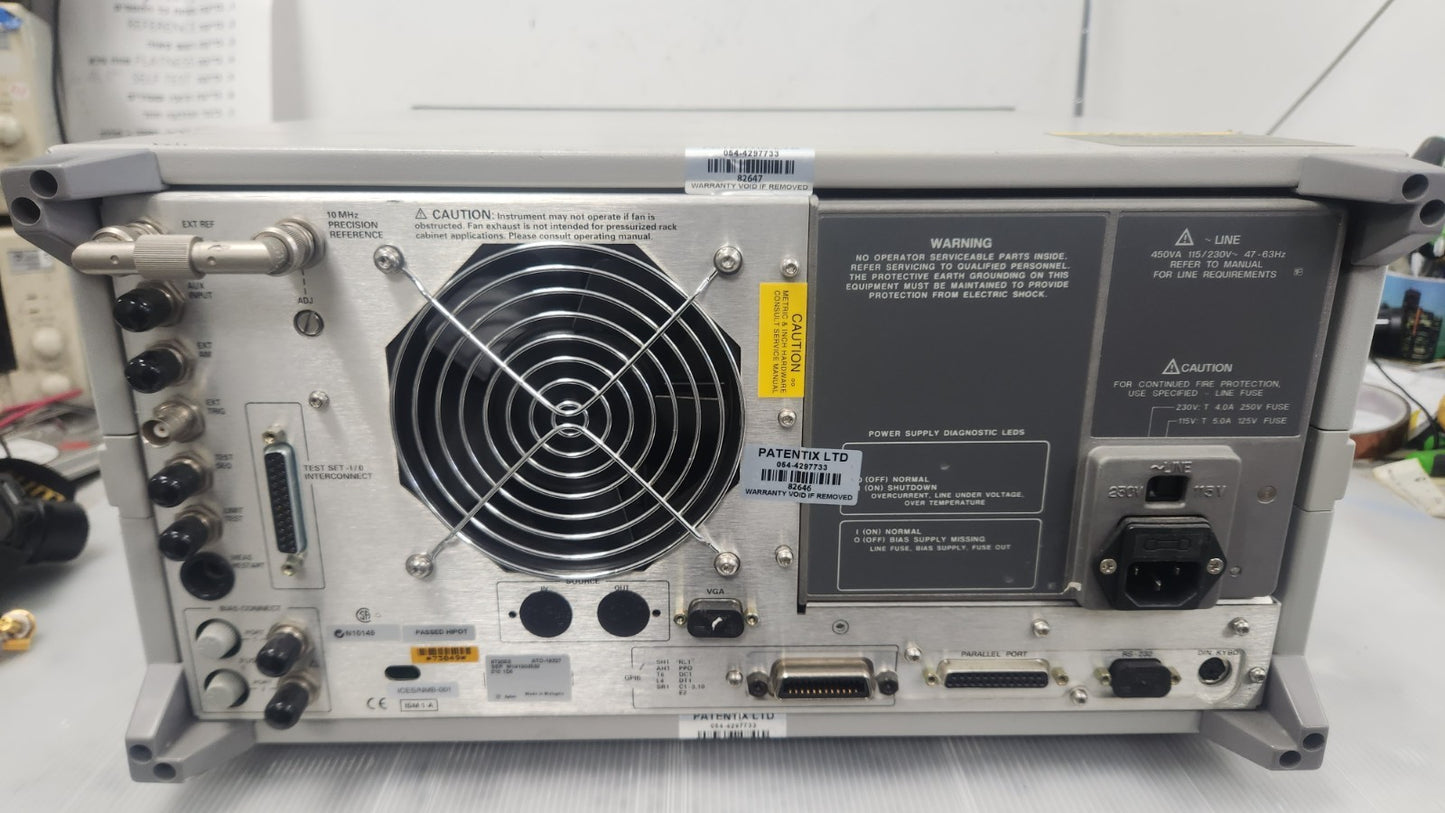 Agilent 8720ES S-Parameter Network Analyzer 50MHz-20GHz