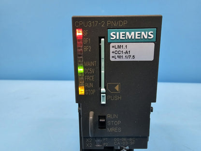 Siemens 6ES7 317-2EK14-0AB0 CPU317-2 PLC Module