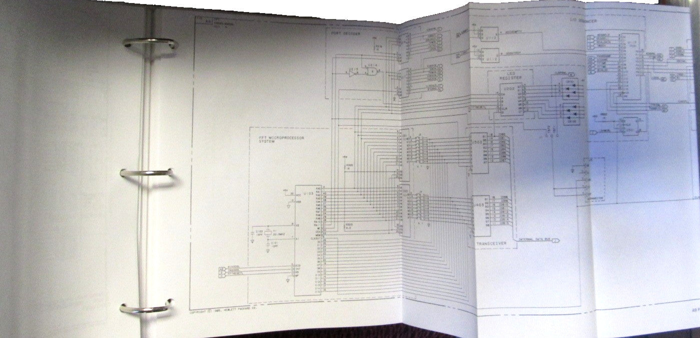 HP 3563A Service Manual Original Schematics Volume 1