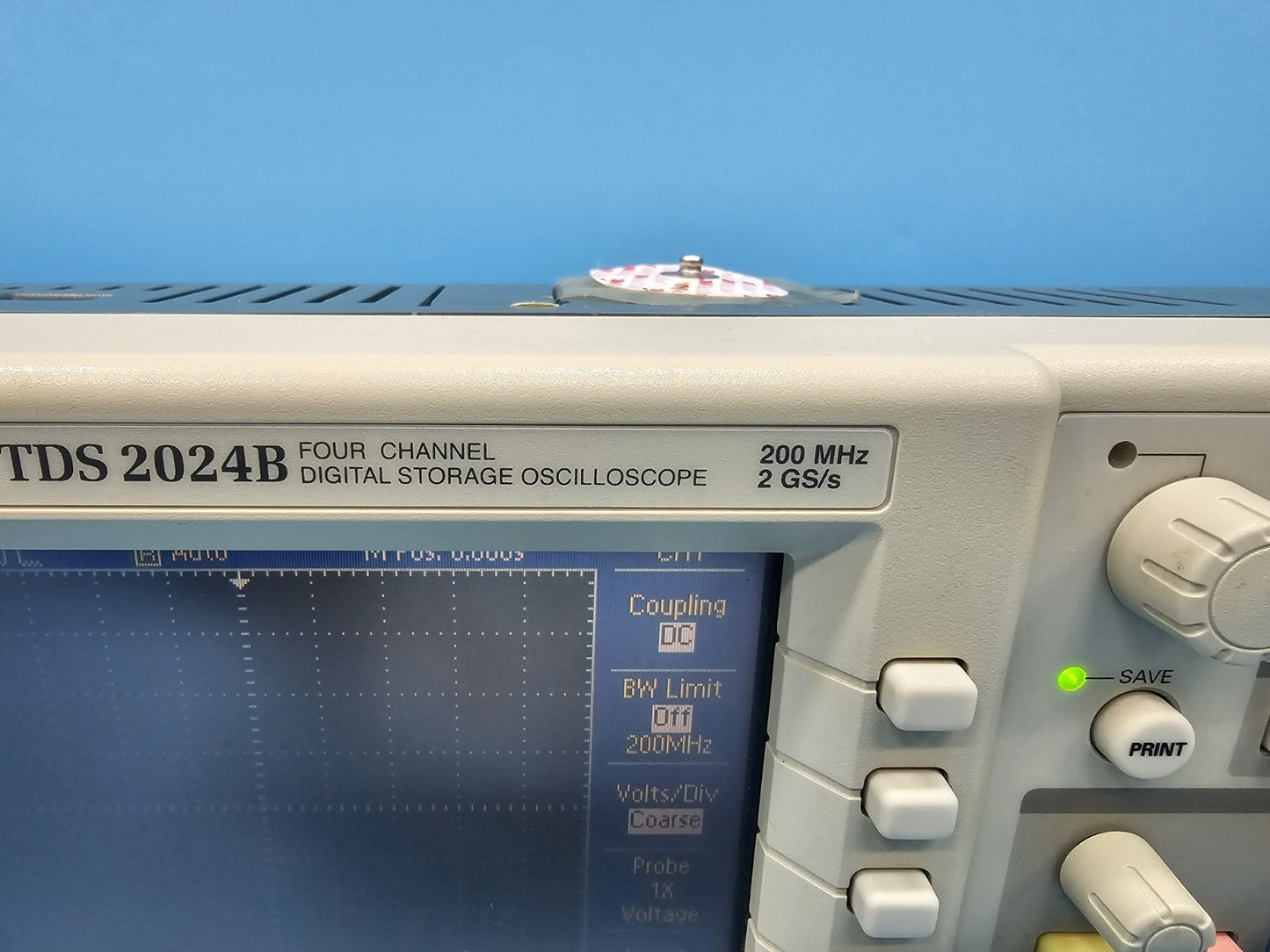 Tektronix TDS2024B 4-Channel 200MHz Digital Oscilloscope