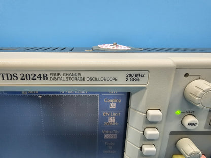 Tektronix TDS2024B 4-Channel 200MHz Digital Oscilloscope