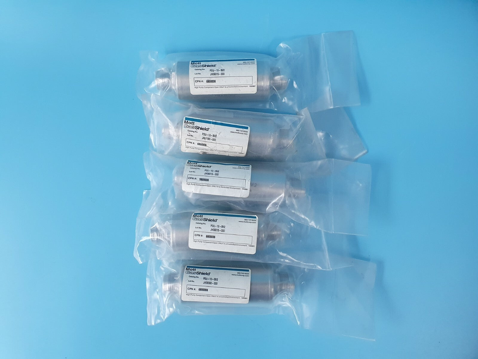 New Mott GAS SHIELD POU-10-SV2 Gas Filter
