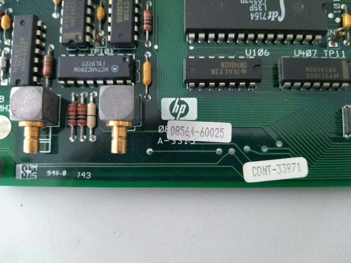 HP Agilent 08564-60025 A2 CPU Control Board Assembly