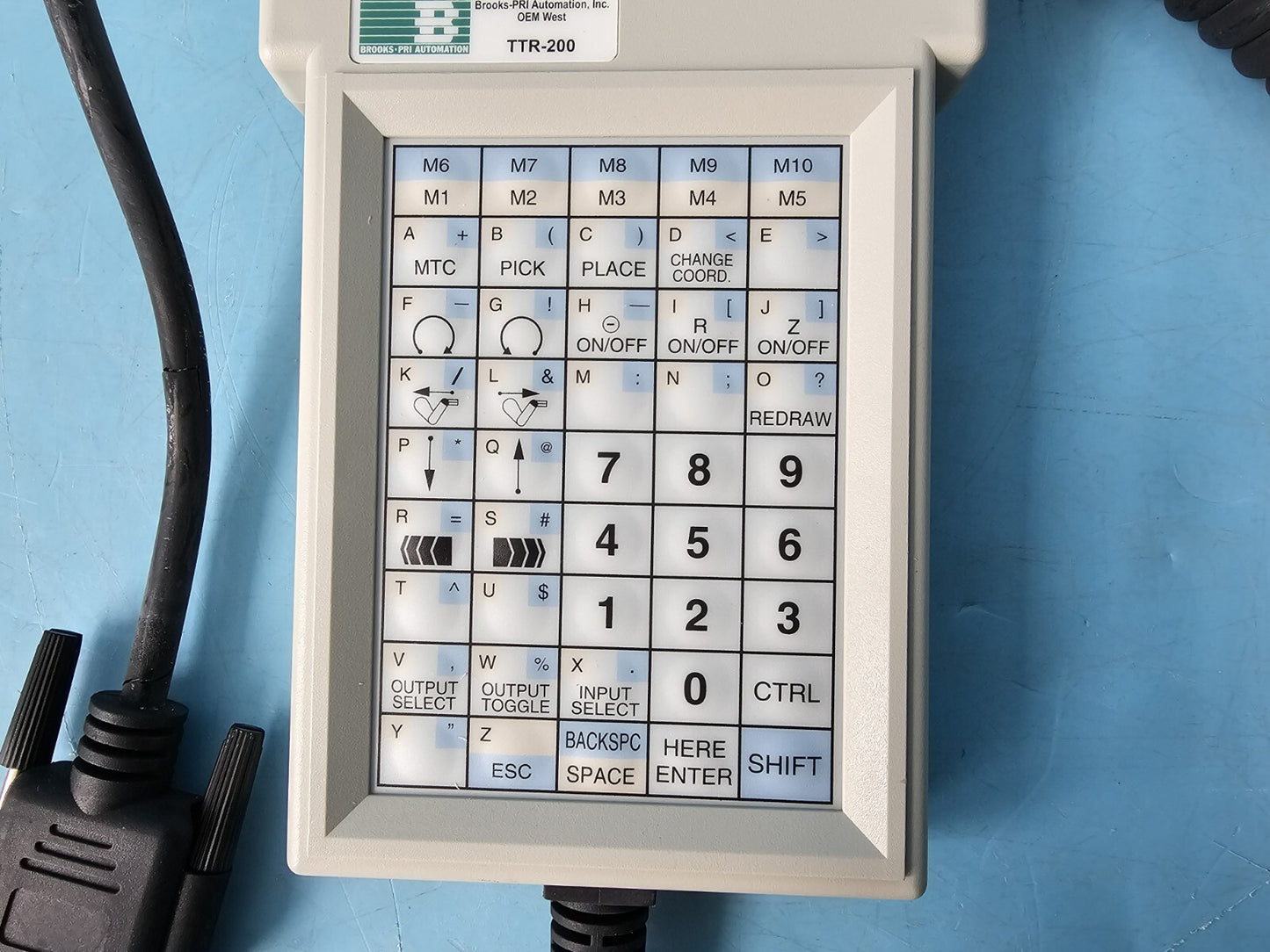 Brooks PRI Automation TTR-200 110976 Teach Pendant
