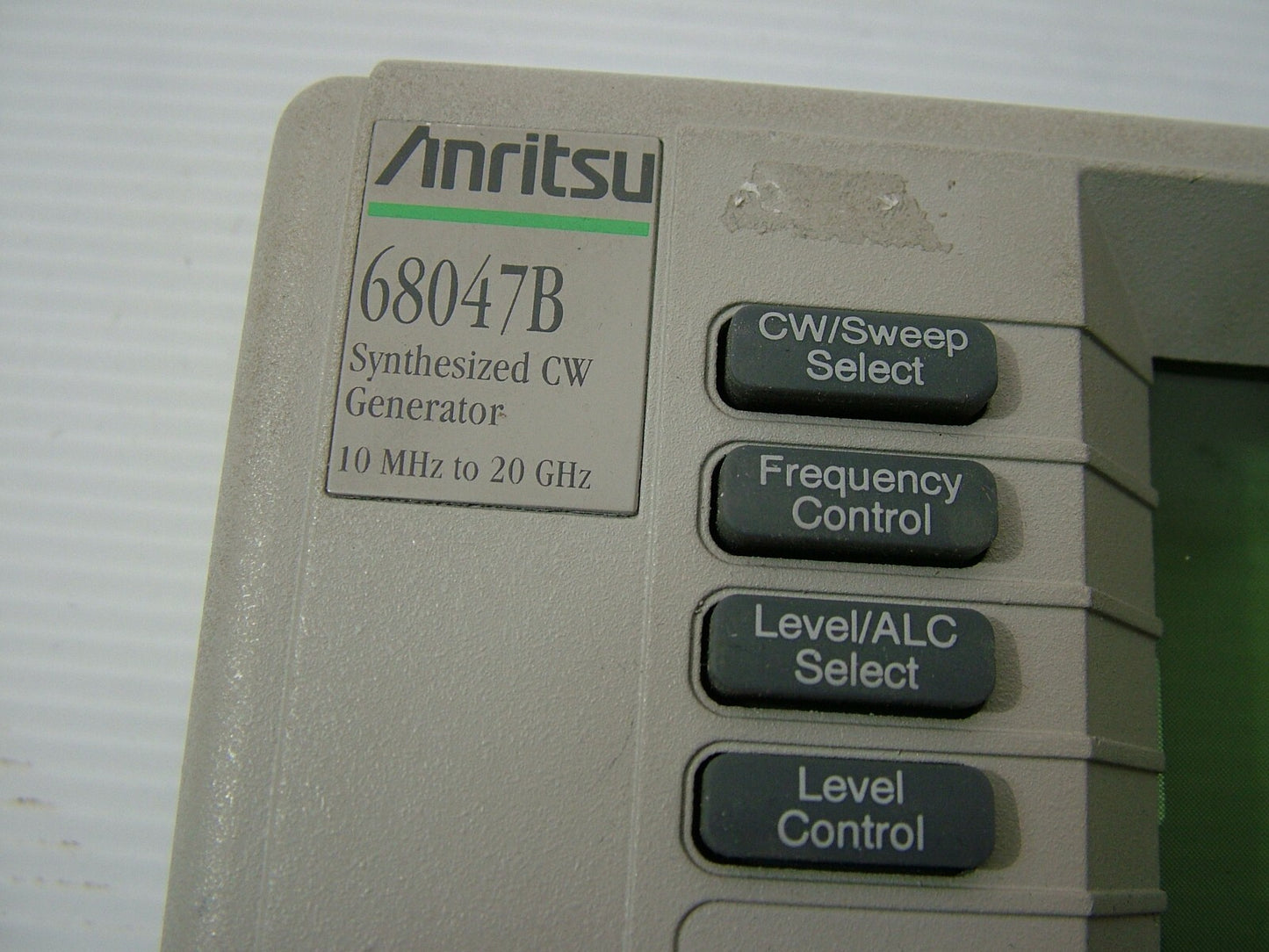 Anritsu 68047B Front Panel Keypad Assembly