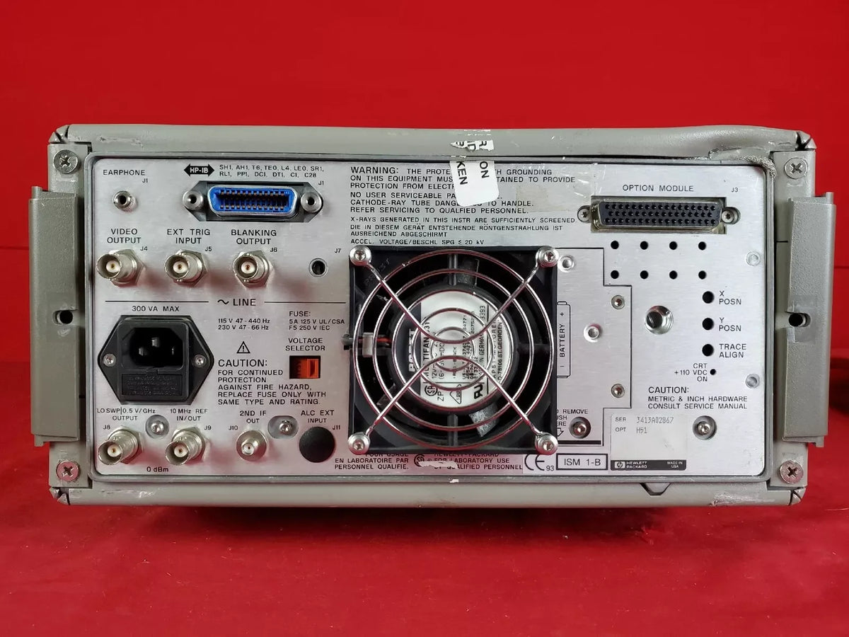 Agilent 8563A Spectrum Analyzer 9kHz-26.5GHz