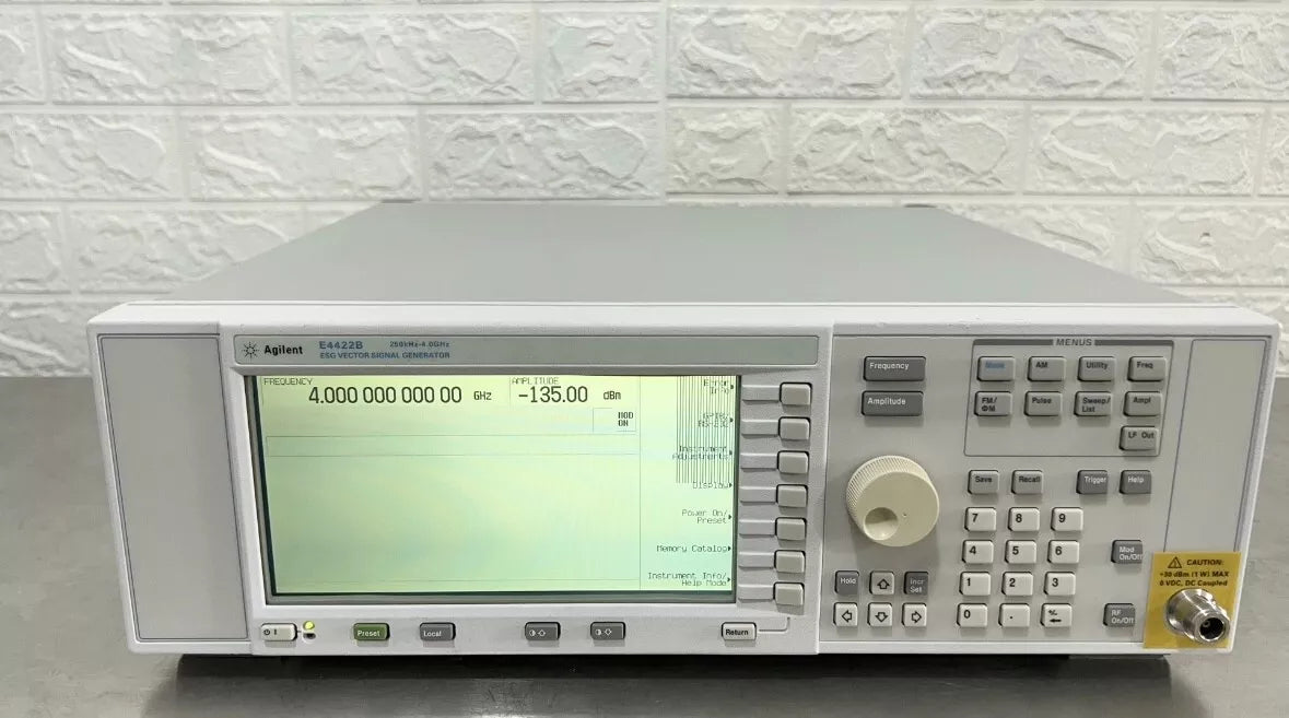 Used Agilent E4422B 250kHz-4GHz Signal Generator