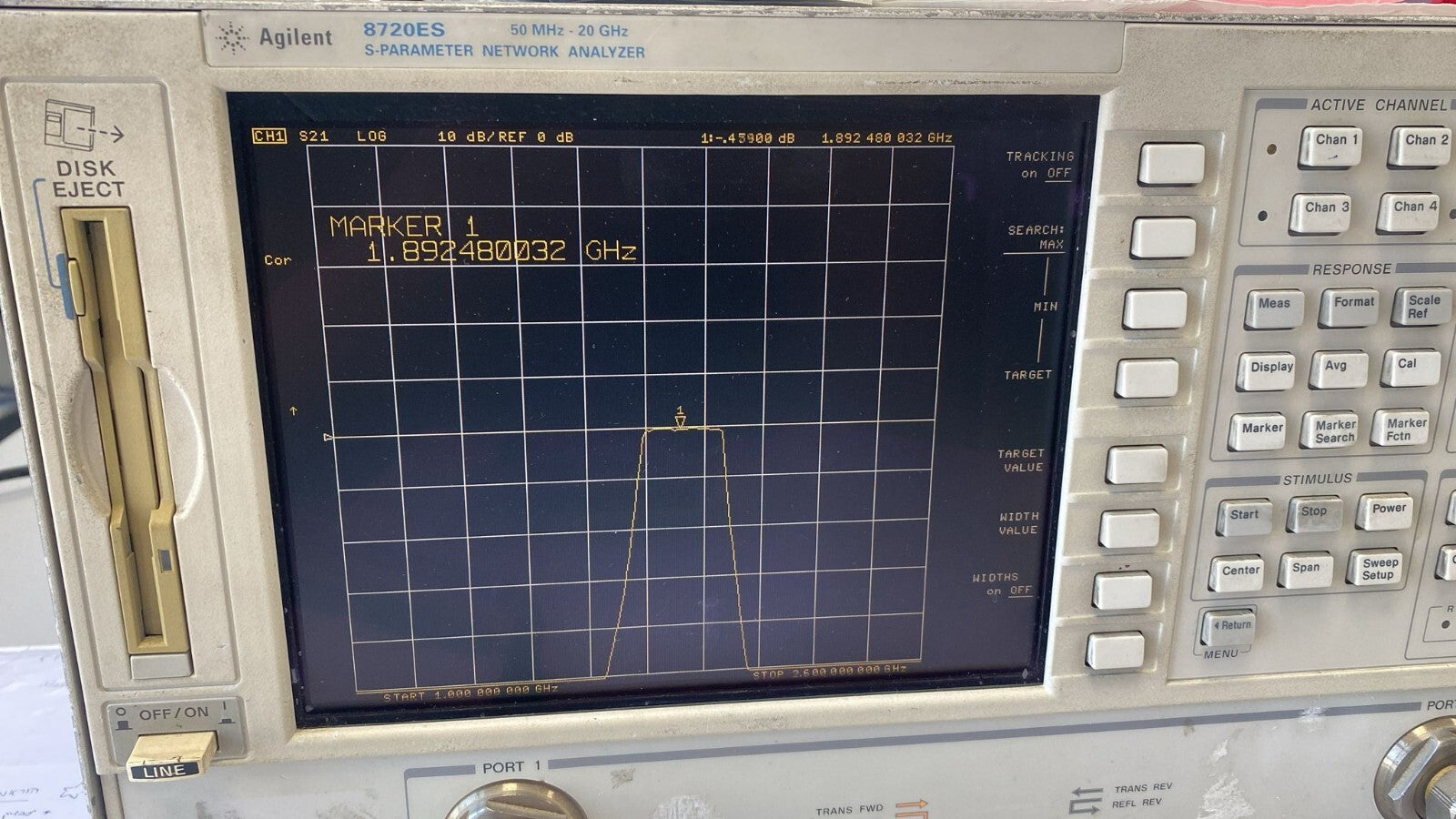 Band Pass Filter 1.8 GHz 210 MHz Bandwidth F-10954
