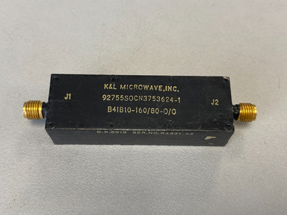K&L Band Pass Filter 155 MHz B4IB10-160/80