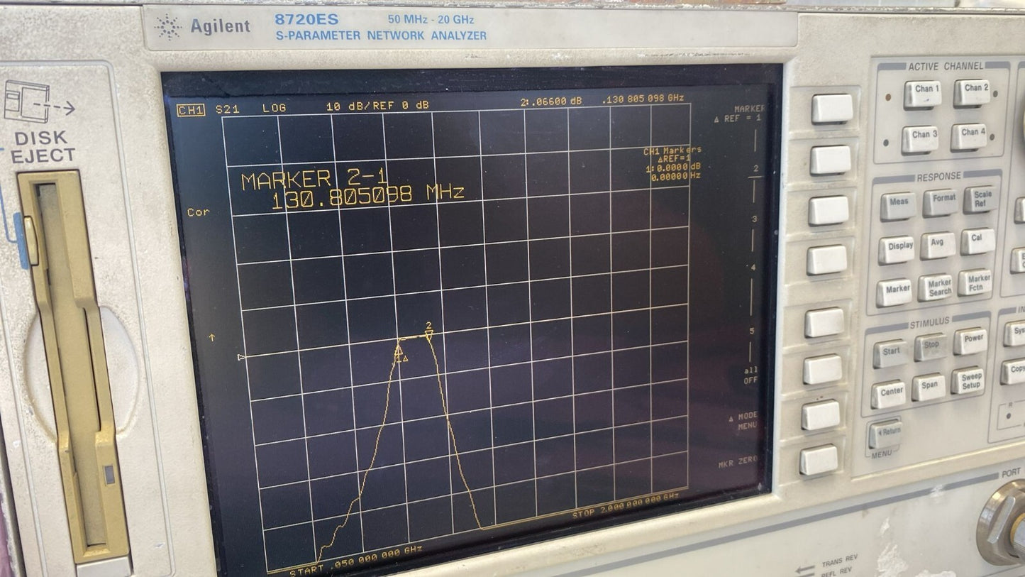 Band Pass Filter 700 MHz 130 MHz BW 0.2dB Loss