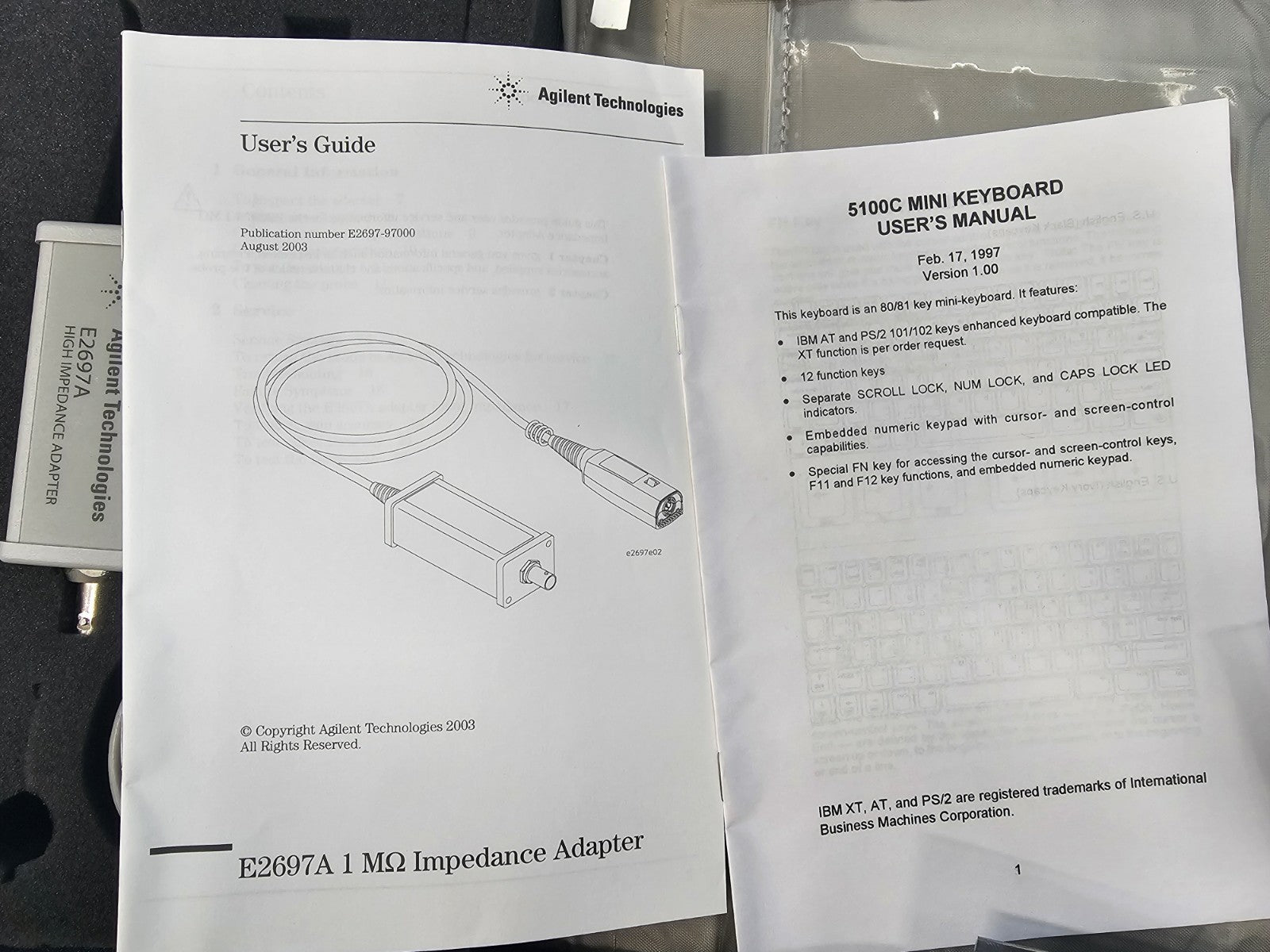 Agilent E2697A High Impedance Probe Adapter