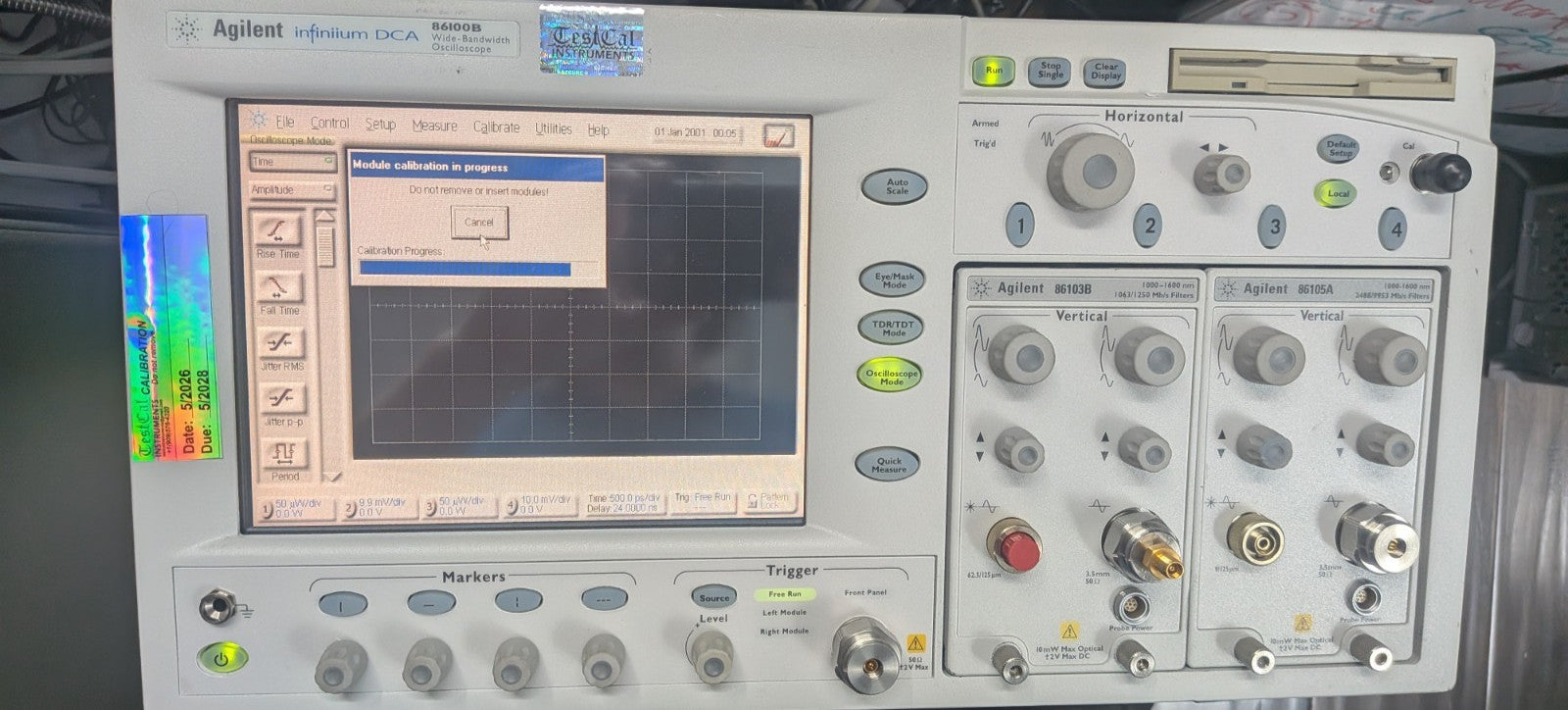 Agilent 86100B Infinium DCA-J 14GHz Mainframe