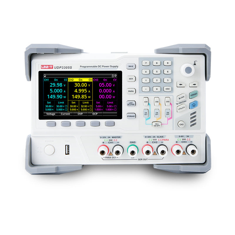 New UNI-T UDP3305S-E 4-Channel 30V/5A DC Bench Power Supply