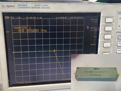 Low Pass Filter 420 MHz MW-11200-1-A-9