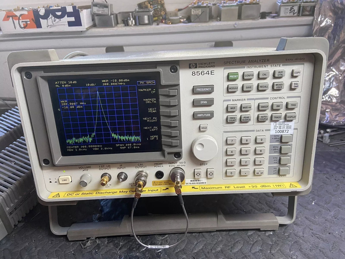 HP Agilent 8564E 40GHz Spectrum Analyzer Color LCD