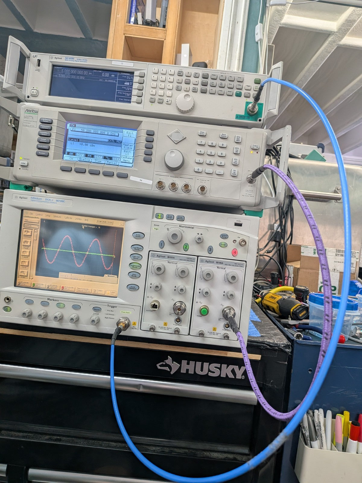 Agilent 86100C Infinium DCA-J Wideband Mainframe