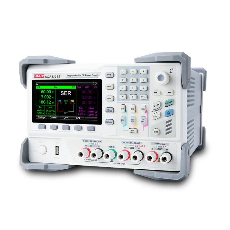 New UNI-T UDP3305S-E 4-Channel 30V/5A DC Bench Power Supply