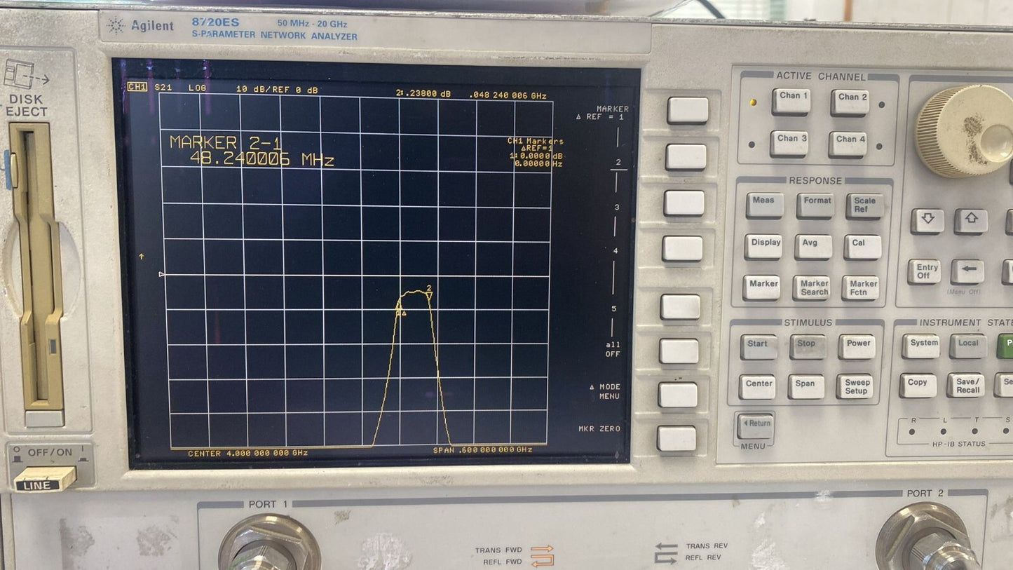 Band Pass Filter 4 GHz 48 MHz BW 4dB