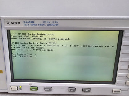 Agilent E4430B ESG-D Signal Generator 250kHz-1.0GHz