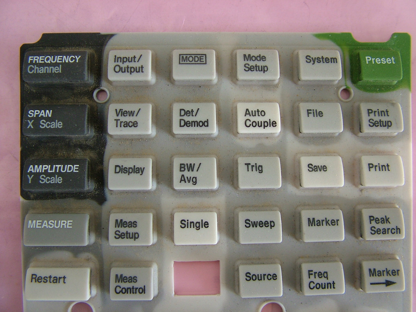 Keypad for E4407B Spectrum Analyzer