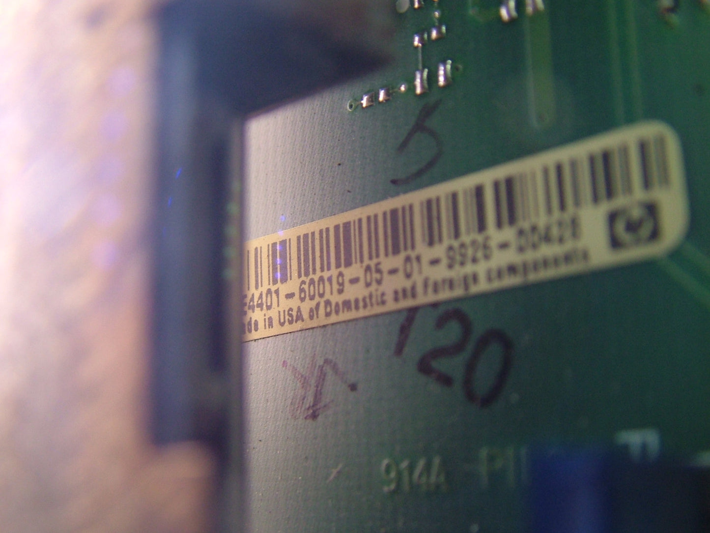 Agilent E4401-60019 FPI Board with LCD HV Driver