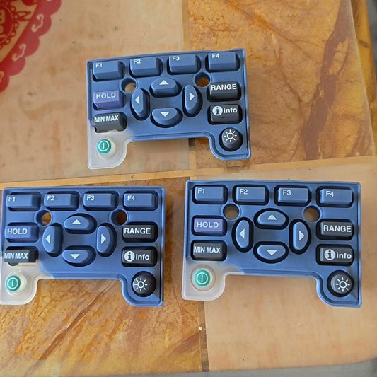 Used Fluke 189-II 287 289 Rubber Keypad