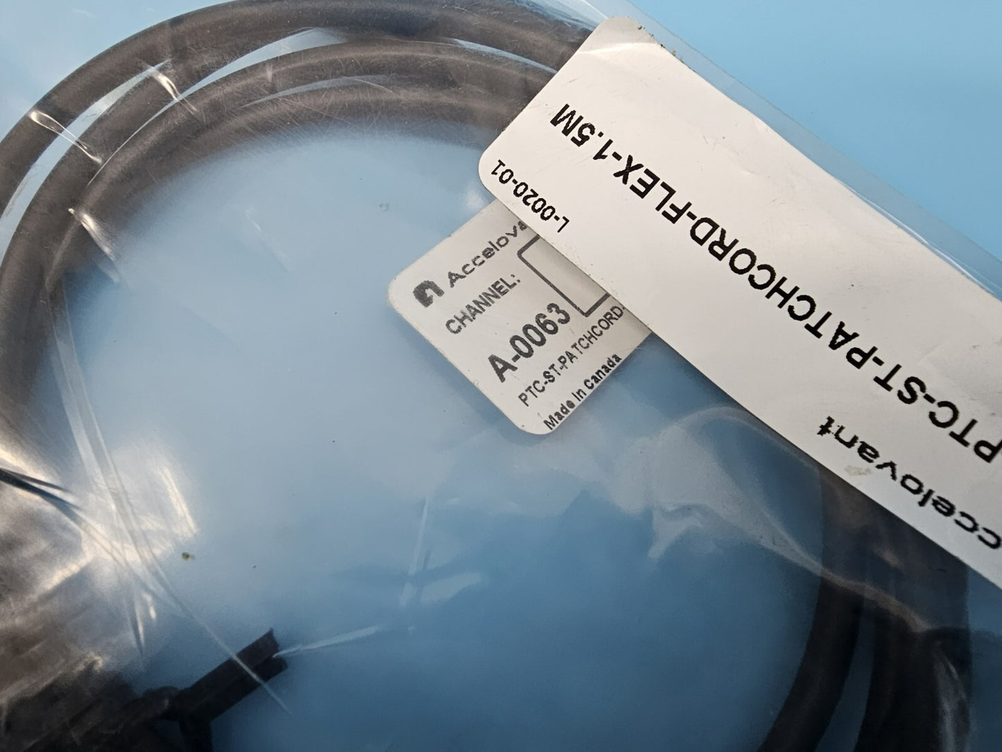 Accelovant A-0063-PTC-ST-PATCHCORD-FLEX-1.5M Optic Cable