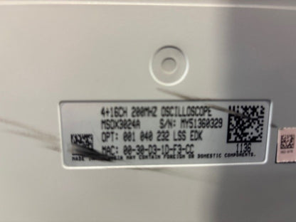 Agilent MSOX3024A Mixed Signal Oscilloscope 200MHz