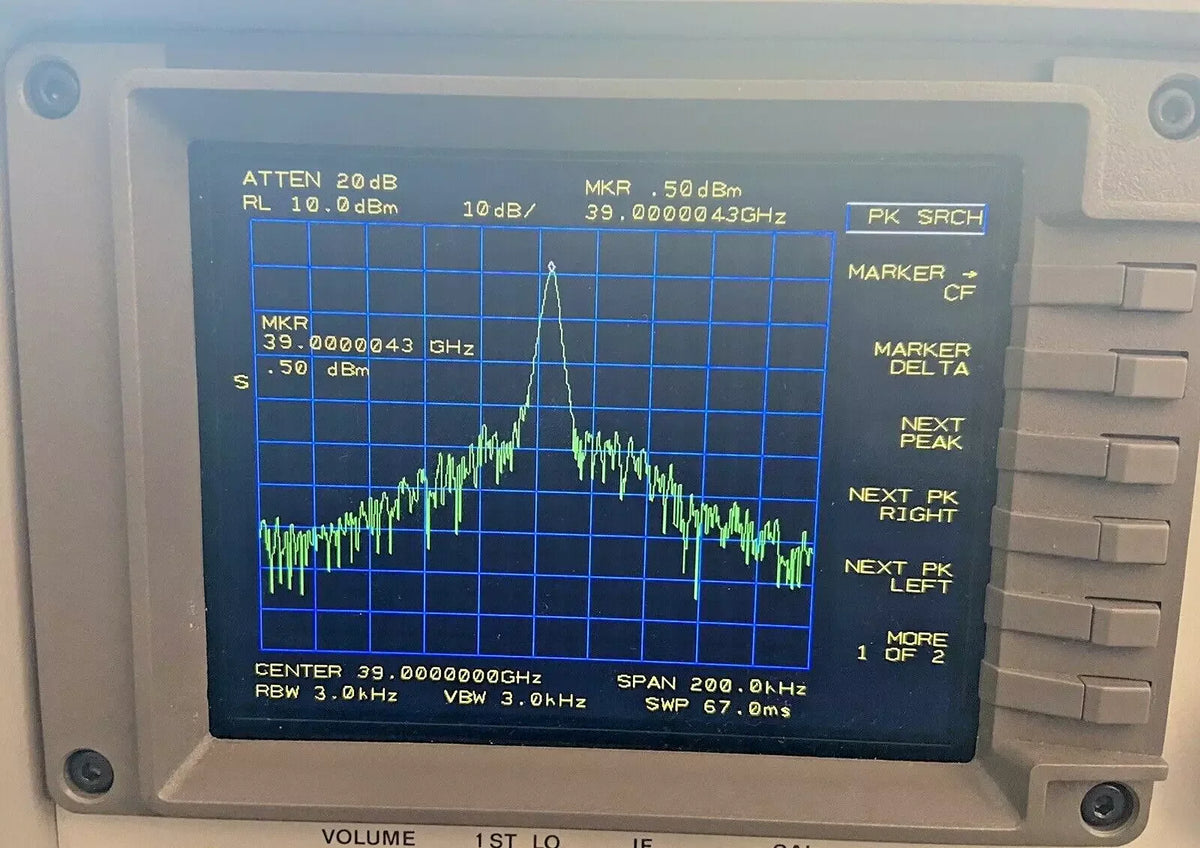 HP Agilent 8564E 40GHz Spectrum Analyzer Color LCD