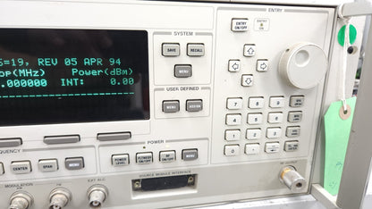 Agilent 83620A 836X0A/B 83650B Front Panel Display