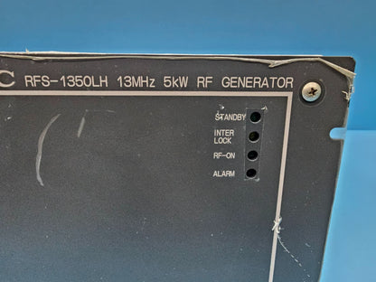 ULVAC RFS-1350LH 13MHz 5kW RF Generator