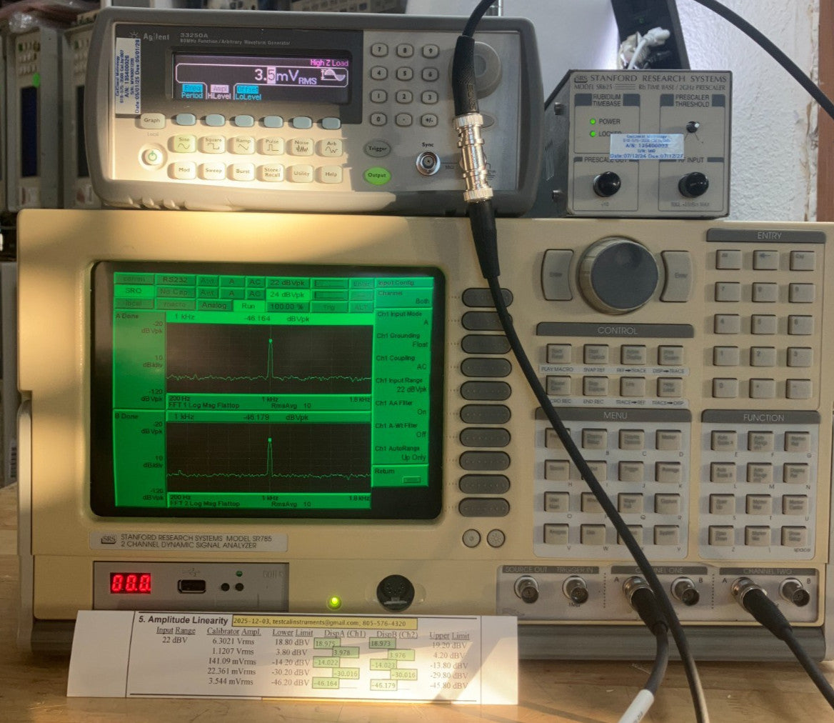 Stanford Research SR785 Dynamic Signal Analyzer