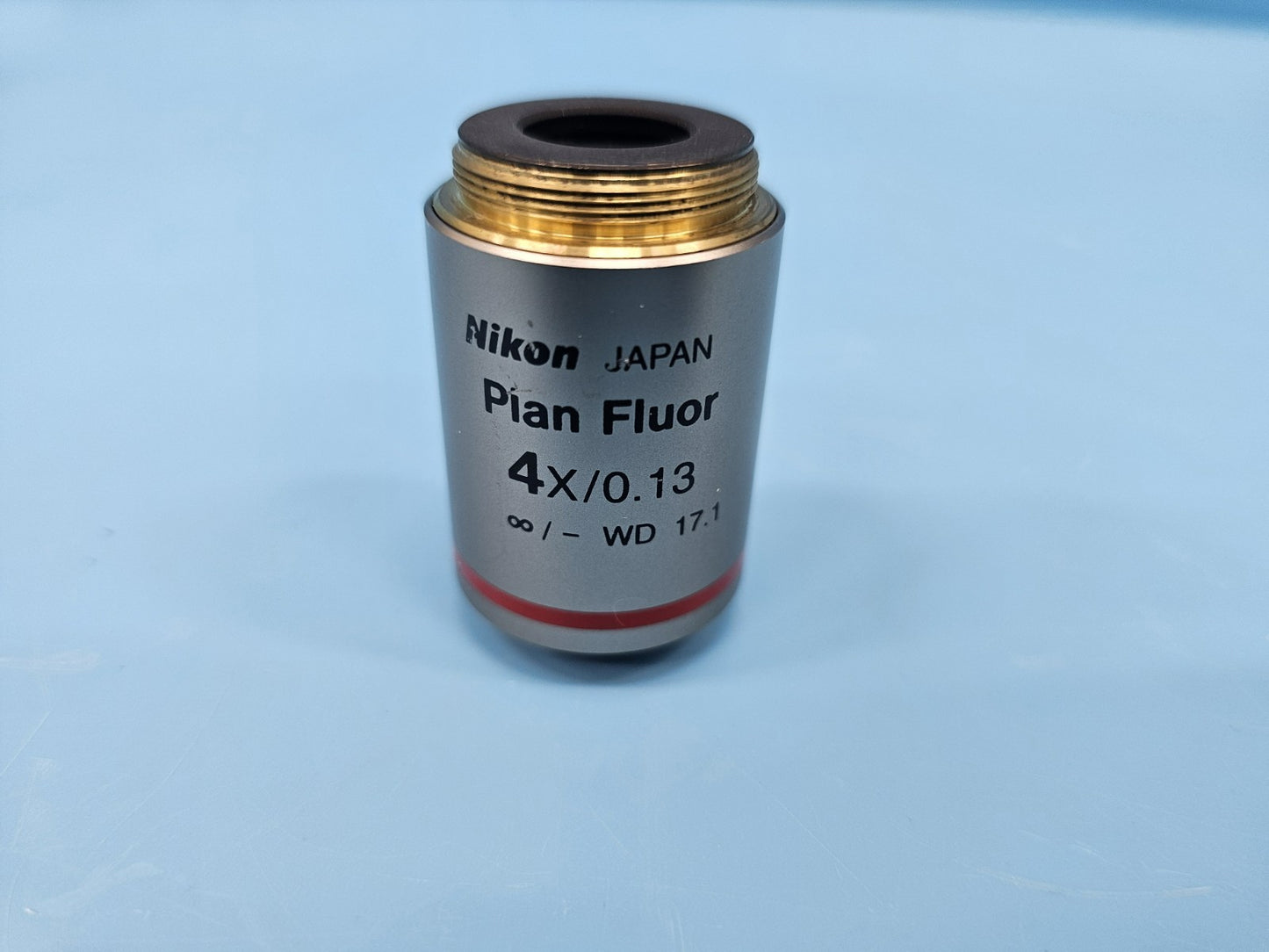 Nikon Plan Fluor 4X/0.13 Microscope Objective