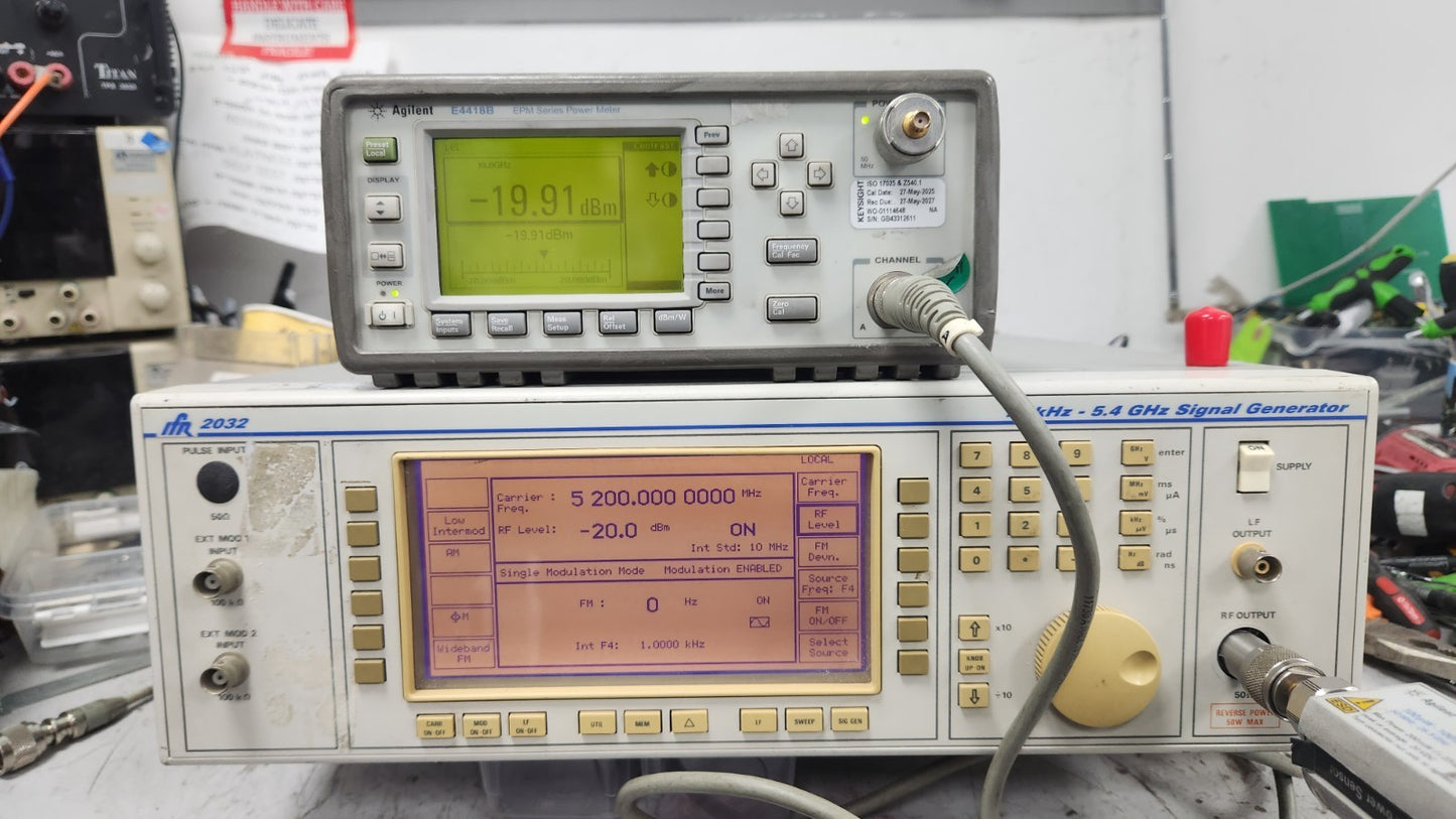IFR 2032 10KHz 5.4GHz Signal Generator