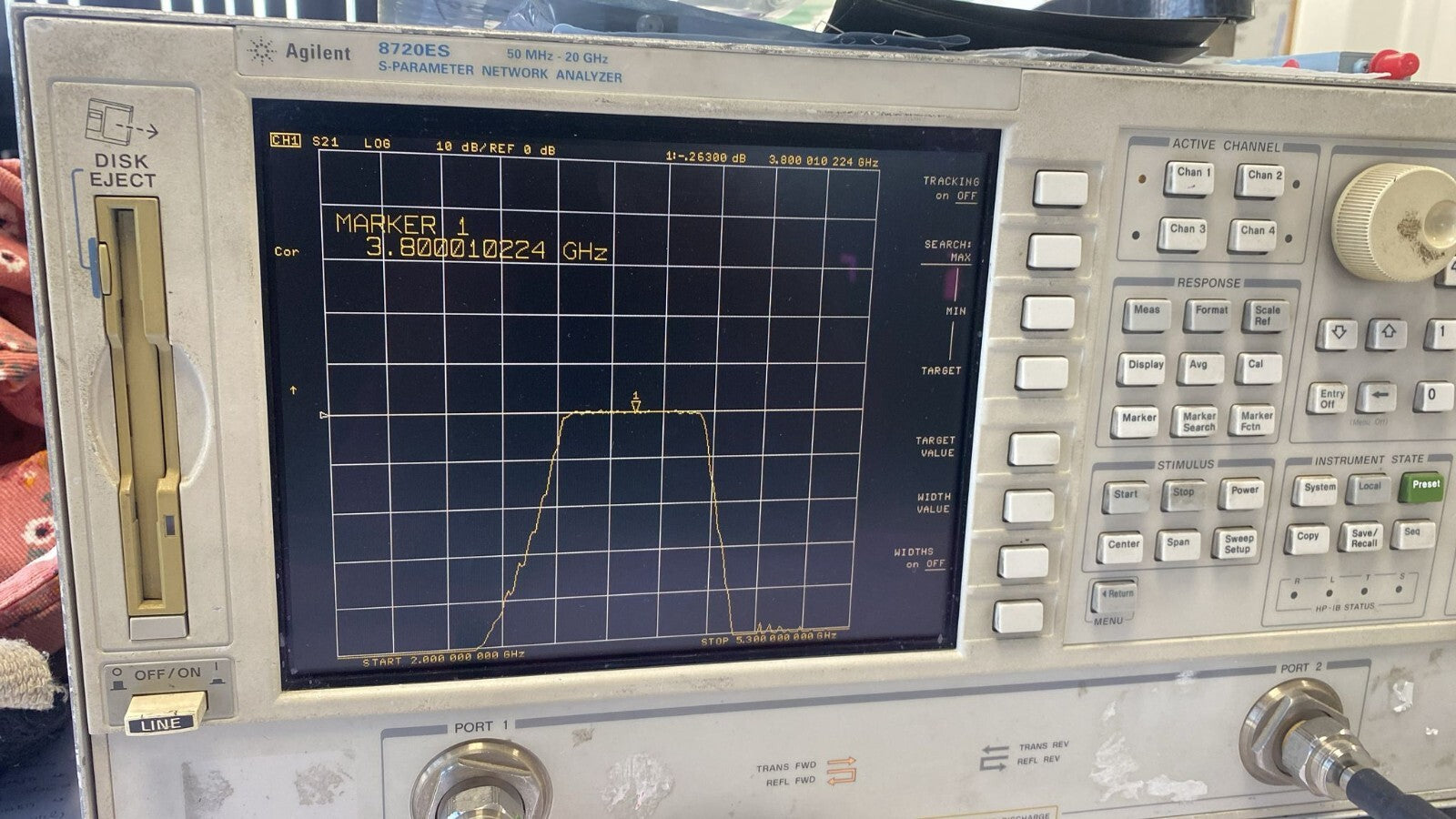 Band Pass Filter 3.8 GHz 870 MHz IBP-3800