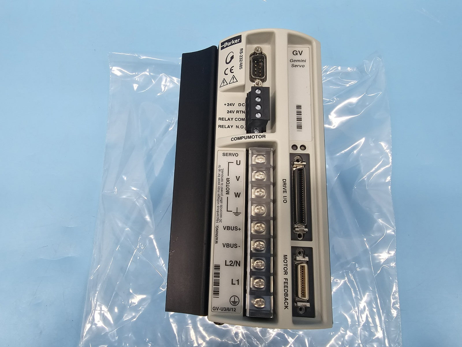 New Parker GV-U6E-NK GV Gemini Servo Drive