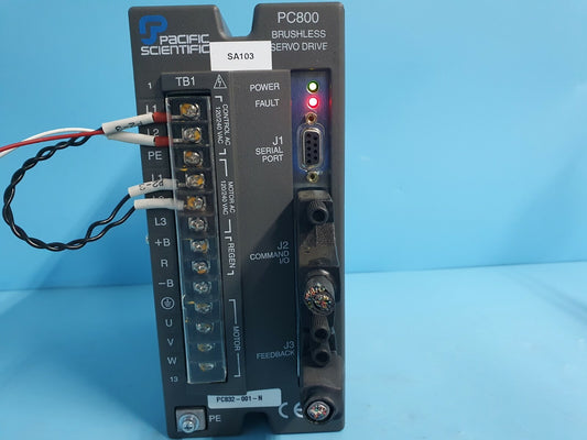 Pacific Scientific PC832-001-N Brushless Servo Driver